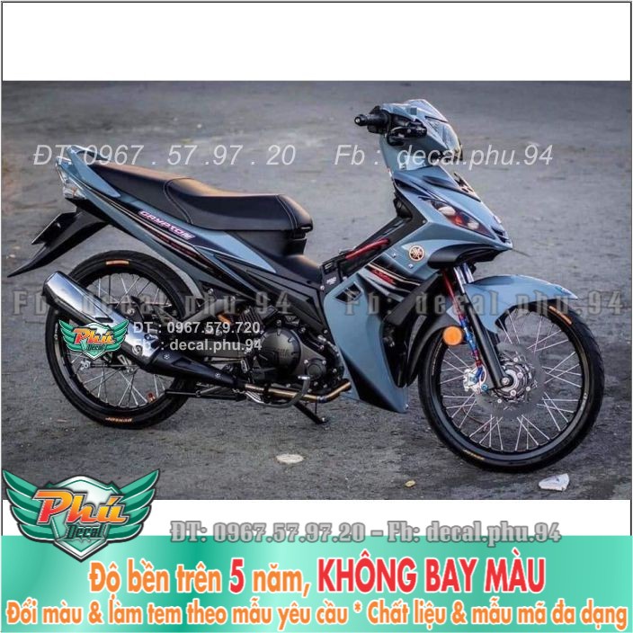 Tem rời Exicter 135 Xám xi măng (X) -1