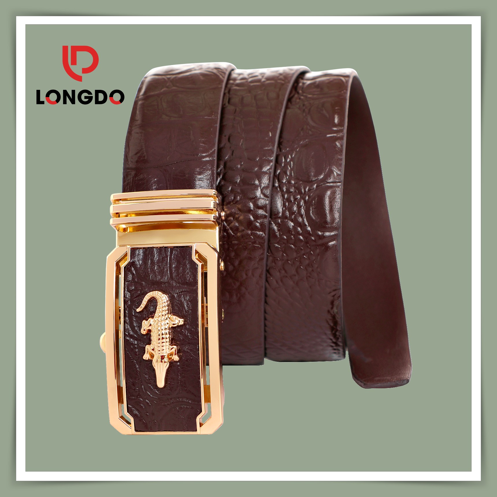 Thắt lưng nam bản nhỏ - Cam kết 100% da bò thật - Hàng cao cấp thương hiệu Longdo Leather - TL01