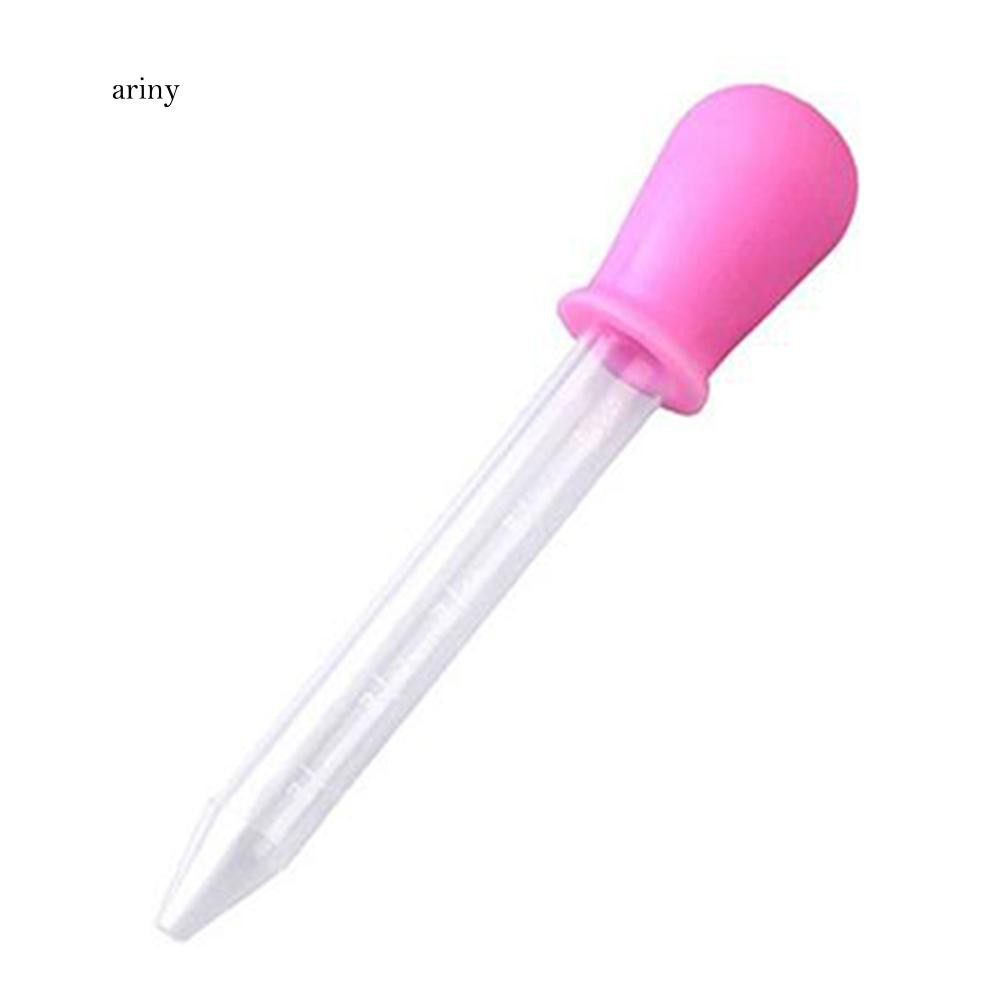 ★5ml Infant Baby Medicine Liquid Feeding Graduated Pipette Dropper Home Supply