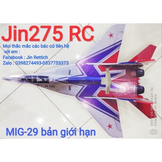 ❤️Siêu SOCK ❤️ Bộ vỏ kit máy bay Mig-29 sải 72 cm