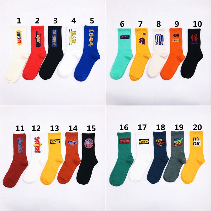 Vớ Cotton In Họa Tiết Vui Nhộn Dành Cho Nam Và Nữ | BigBuy360 - bigbuy360.vn