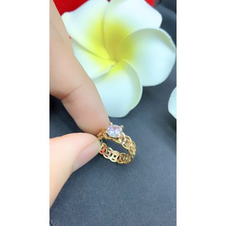 Combo 200 nhẫn kim tiền đính đá xi 24k ( hình shop tự chụp )