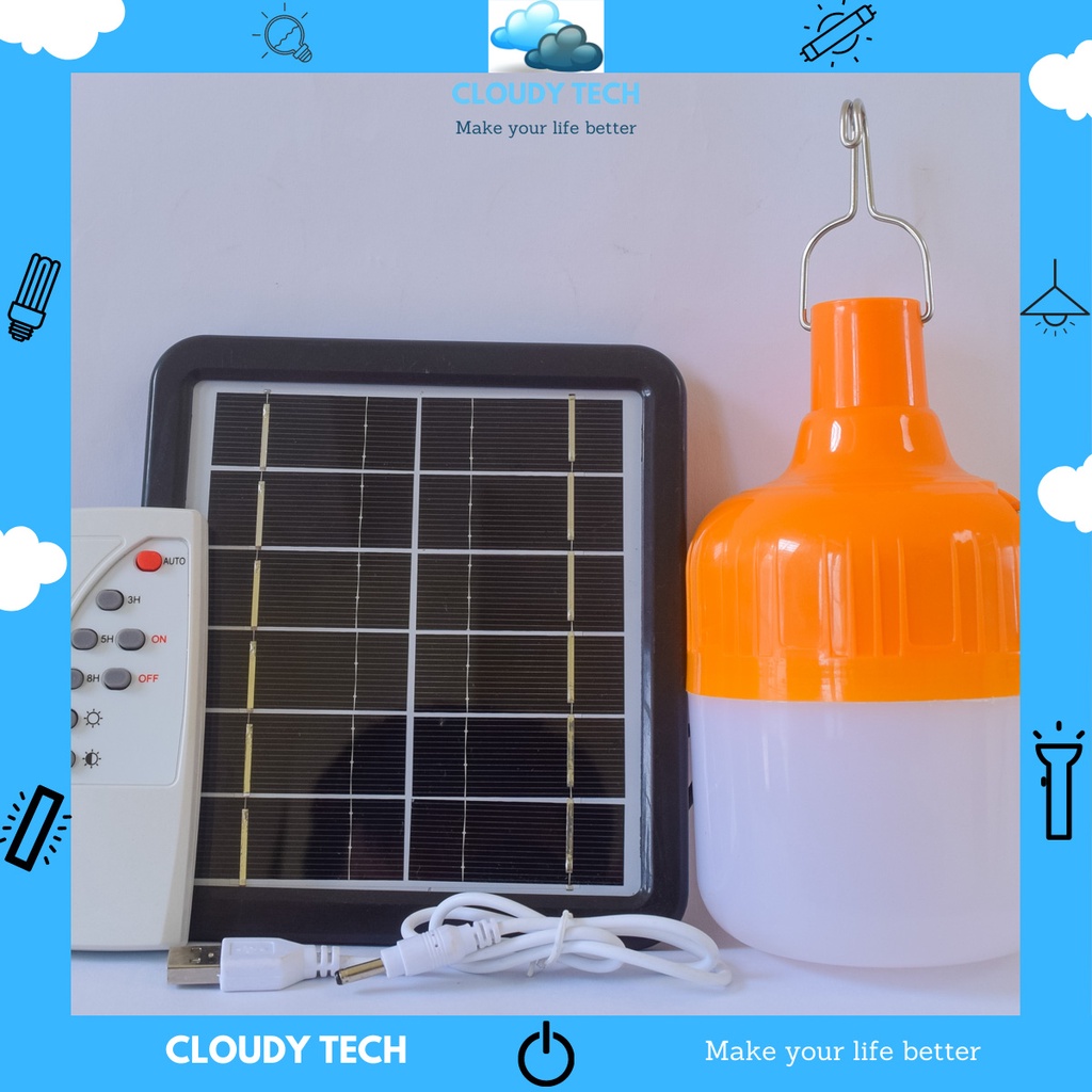 Đèn năng lượng mặt trời sân vườn 50W