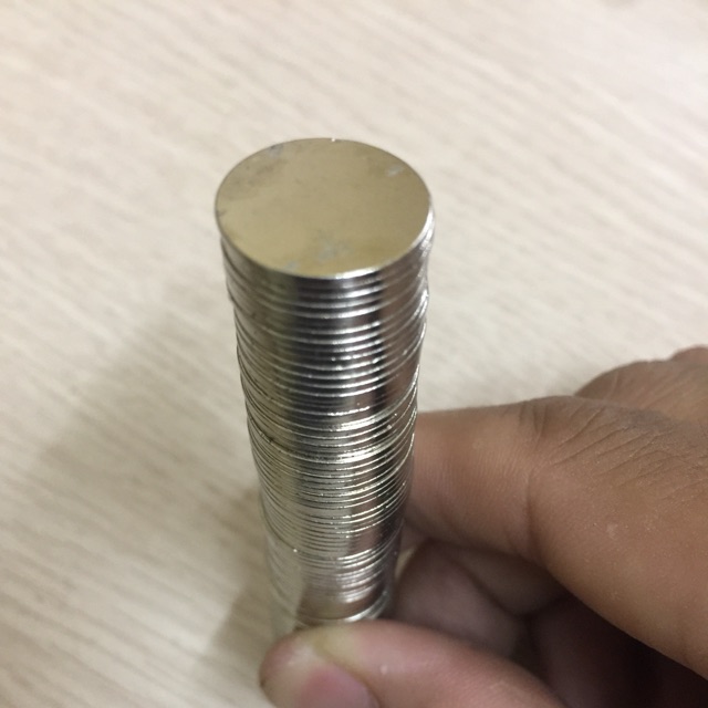 Nam ch&acirc;m trắng đất hiếm 15x1mm