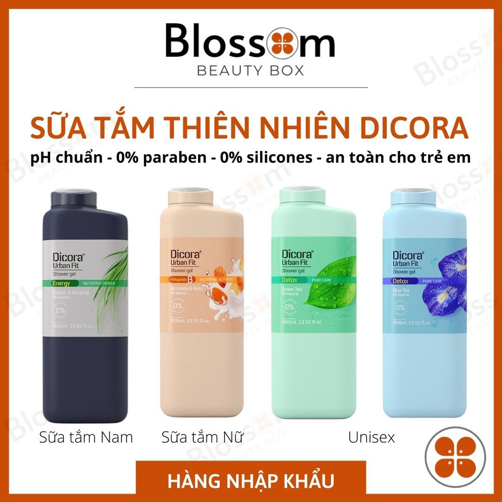 [400ml/750ml] Sữa tắm NAM NỮ UNISEX DICORA Tây Ban Nha