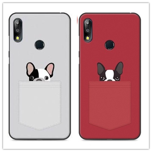 Casing TPU OPPO A93 A31 A51 A92 A52 A5 A9 A53 2020 A12 A5S A7 A3S A12e A1K A71 A83 A57 A37 F11 Pro F9 F7 F5 Youth F1S Cute pocket Red dog Protect the phone case