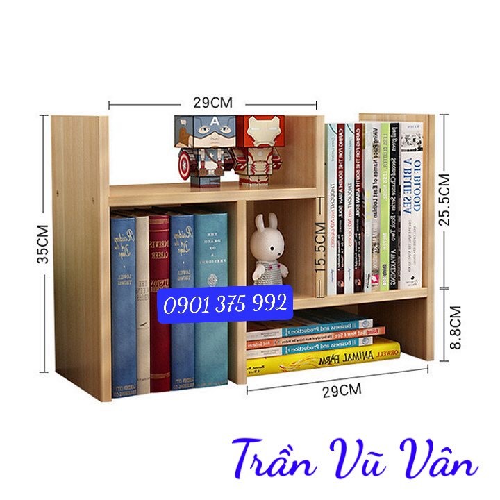 Tủ kệ sách để bàn H1 nhiều màu tiện ích ( lựa màu theo phong cách )