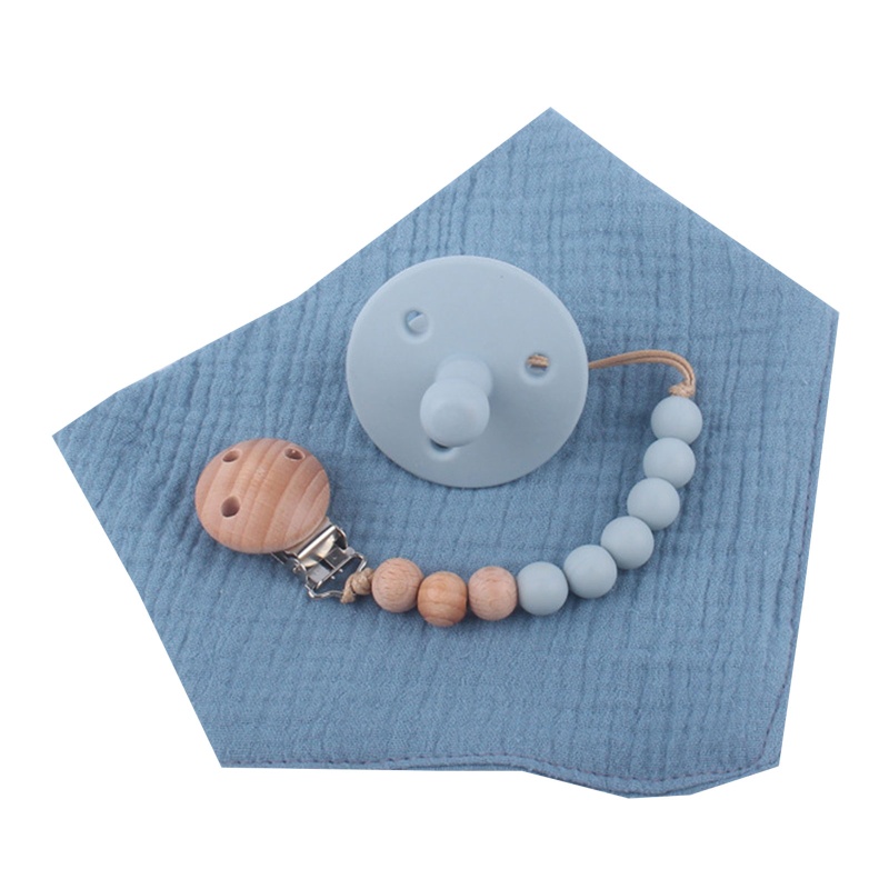 Giá Đỡ Núm Vú Giả 3 Trong 1 Bằng Silicon Chống Rơi An Toàn Cho Bé Sơ Sinh Mọc Răng