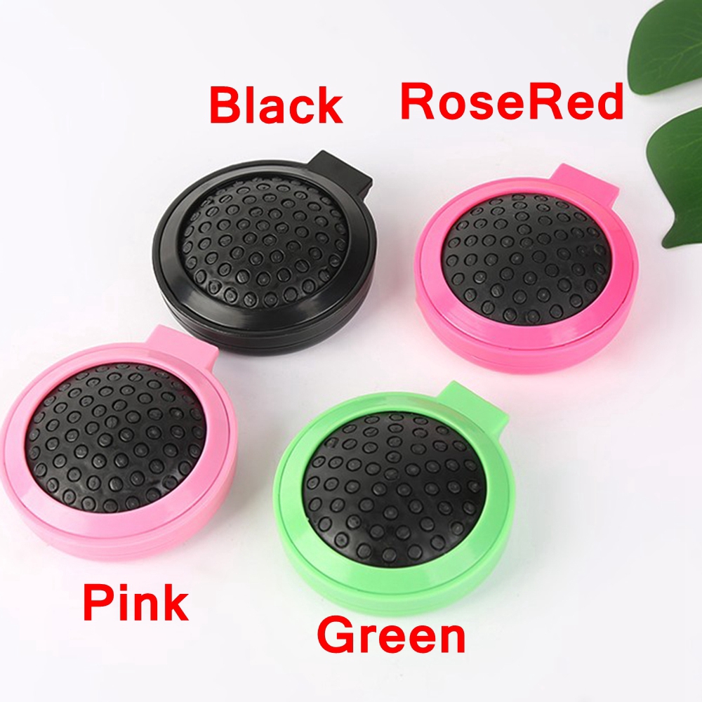 Lược Chải Tóc Kèm Gương Có Thể Gấp Gọn 4 Màu Sắc Tùy Chọn