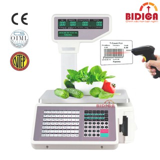 [Cân Chính Hãng] Cân Điện Tử In Tem Mã Vạch TMA 15-30Kg