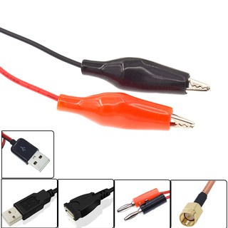Kẹp thử điện mỏ cá sấu chuyển đổi nguồn sang SMA/đầu USB/đầu cắm mềm chất lượng cao
