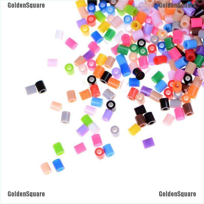 Bộ 500 Hạt Nhựa 2.6mm Nhiều Màu Cho Bé Vui Chơi