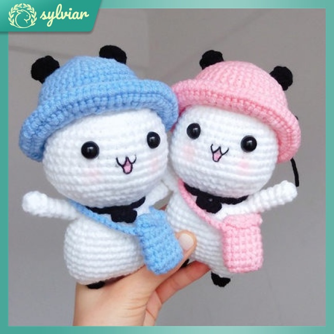 [sylviar] ❤️ Cuộn Len Cotton Sữa Đan Móc Chất Lượng Cao