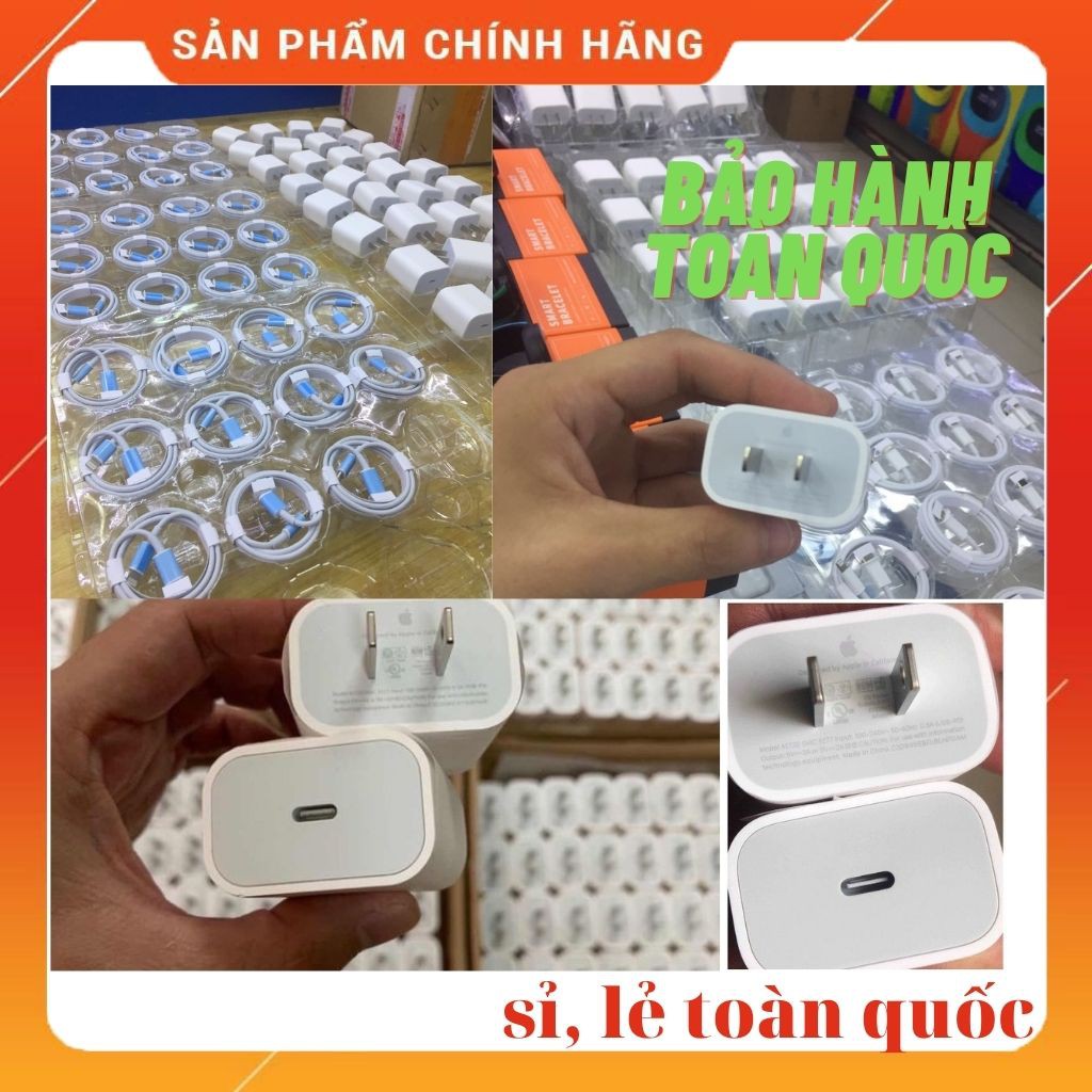 Củ sạc nhanh IPhone 11 pro max 18W zin máy chân dẹp US - Thiên Tân