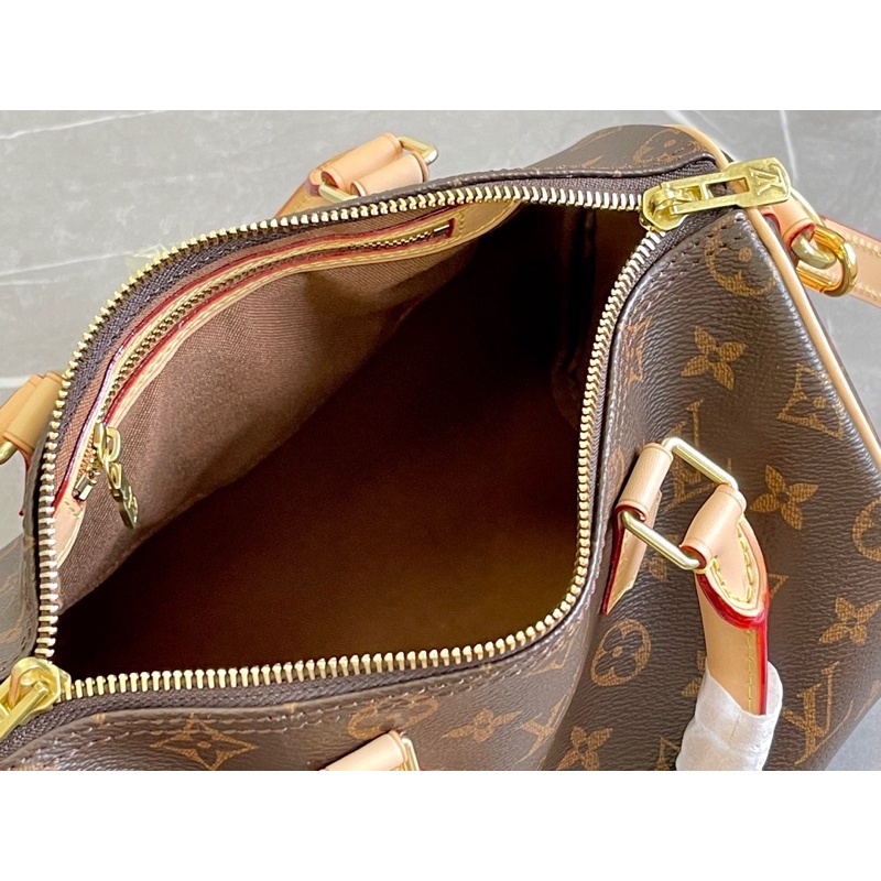 Túi xách nữ dáng trống Louis Vuitton Speedy LV size 25 da thật cao cấp hàng vip 1-1