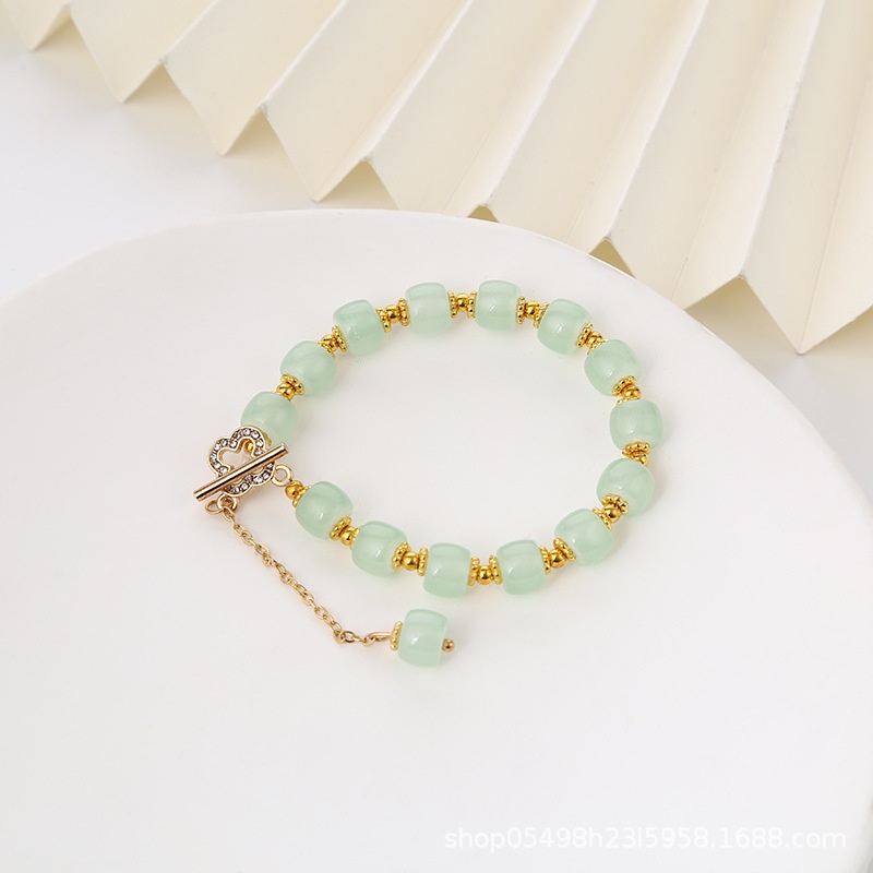 Vòng Tay Cỏ Bốn Lá Phong Cách Cổ Điển Sang Trọng Cho Nữ