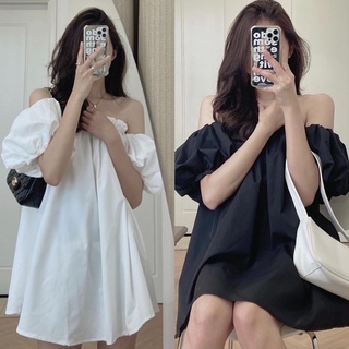 [Ảnh Thật] Áo Trễ Vai Bèo Tay Phồng Rộng Siêu Dễ Thương YUMI A39