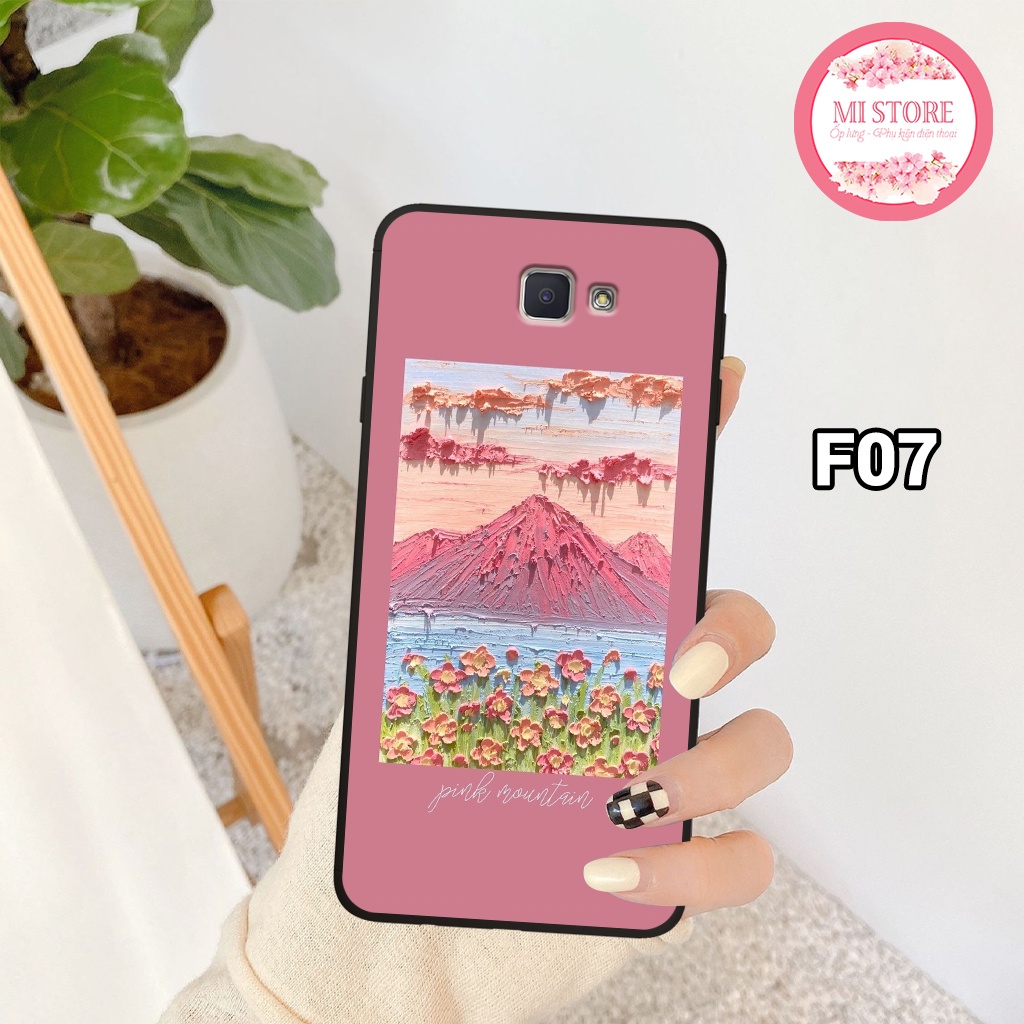 Ốp lưng điện thoại SAMSUNG J5 PRIME/ J7 PRIME/ J4 PRIME/ J4 PLUS/ J4 CORE in hình hoa màu sáp vintage, xinh xắn