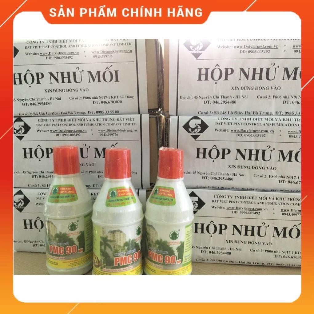 Bộ sản phẩm diệt mối tận gốc (3 lọ thuốc diệt mối PMC 90 và 6 hộp nhử mối)