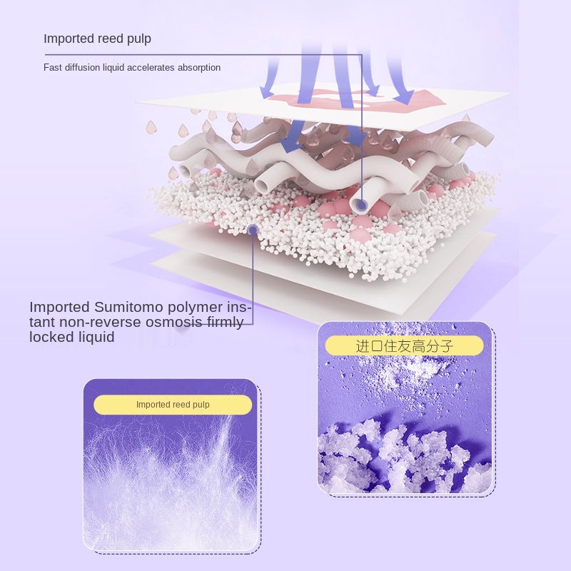 Bộ 2~30 Miếng Đệm Vệ Sinh / Quần Lót Vệ Sinh Cá Nhân Cỡ M-XL Dùng Trong Đêm