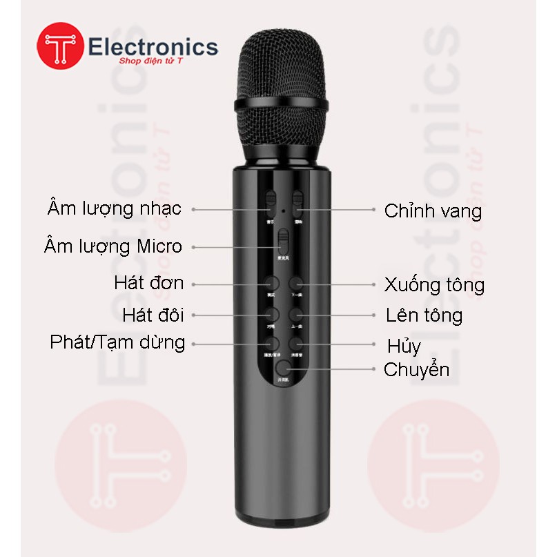 Micro Karaoke Loa Kép K3