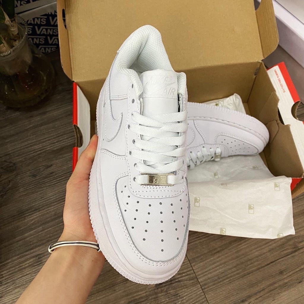 Giày_Nike trắng Air Force 1, Giày Sneaker Thể Thao AF1 trắng Nam Nữ Hàng Đẹp Full Box Bill | BigBuy360 - bigbuy360.vn