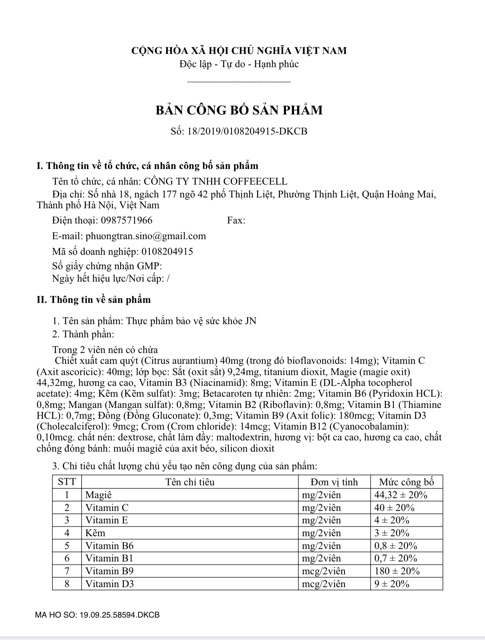 Thực phẩm chức năng bảo vệ sức khỏe JN (Junior Neo) Vision - tăng sức đề kháng cho trẻ - Hộp 60v