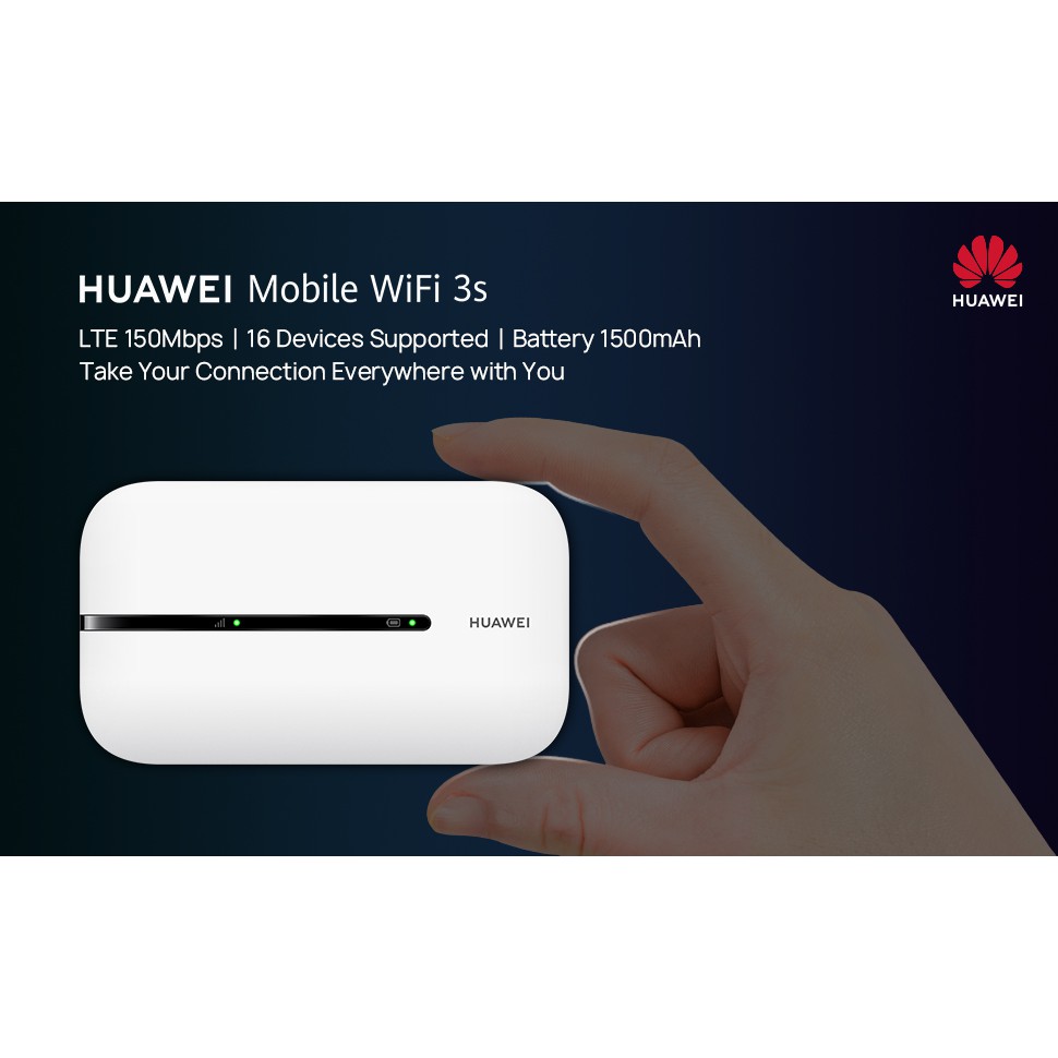 [Bản quốc tế, BH 12T Digiworld] Bộ phát wifi Huawei 4G LTE 3S E5576-320 150Mbps  - Bảo hành 12 tháng chính hãng