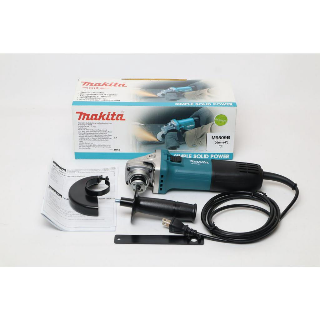 Máy mài góc cầm tay MAKITA M9509B 850W lưỡi cắt 100mm công tắc cạnh