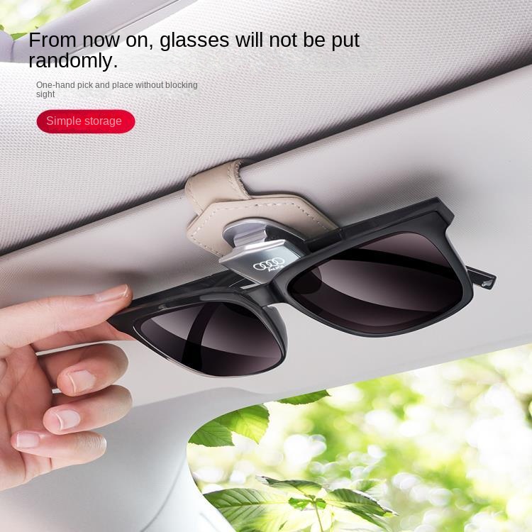 Hộp Đựng Mắt Kính Có Kẹp Gắn Xe Hơi Audi A6L / A5 / A4L / A3 / A1 / Q2L / Q3 / Q7 / Q5L