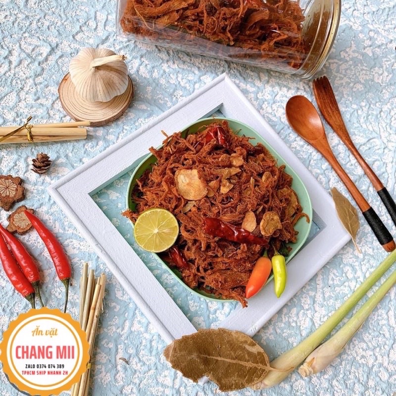 KHÔ HEO CHÁY TỎI - HỦ 300G loại ngon | BigBuy360 - bigbuy360.vn