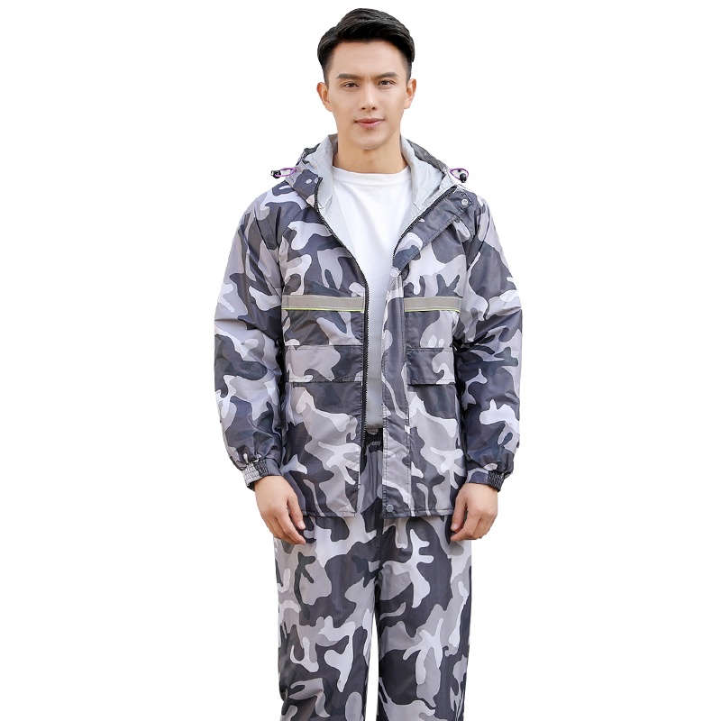 ❀Bộ Quần Áo Mưa Họa Tiết Rằn Ri Mới Dành Cho Nam Nữ