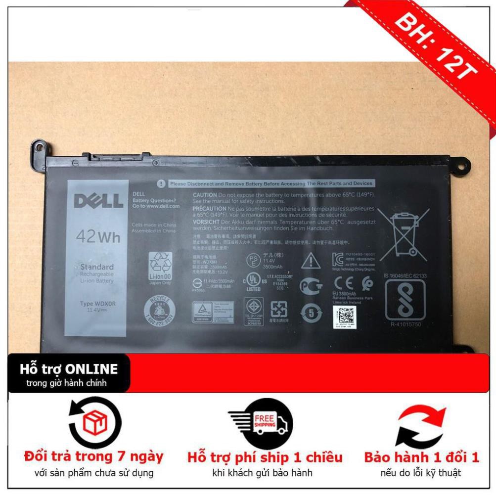 [BH12TH] PIN ZIN LAPTOP DELL inspiron 5567 5568 7579 5368 7378 7368 5765 7569 Battery WDX0R ZIN