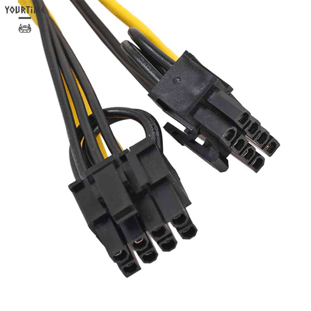 Cáp ChuyểN ĐổI 20cm 6 Pin Sang 8 Pin PCI VGA PCI Express