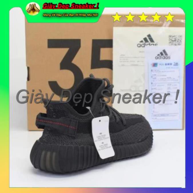 [ Free Ship ] 🔥Giày thể thao sneaker🔥 Yeezy Boost 350 V2 "Black Static"🔥 dành cho cả nam và nữ đi đẹp