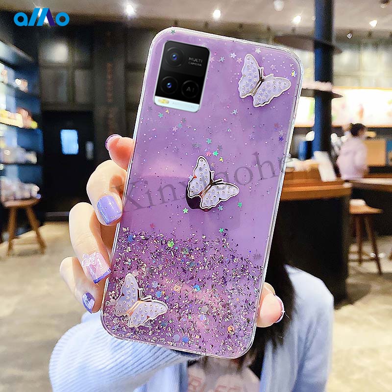 Ốp Điện Thoại Trong Suốt Đính Kim Tuyến Cho VIVO Y22s Y22 Y33S Y33 Y21S Y21 Y21 Y33S Y21S