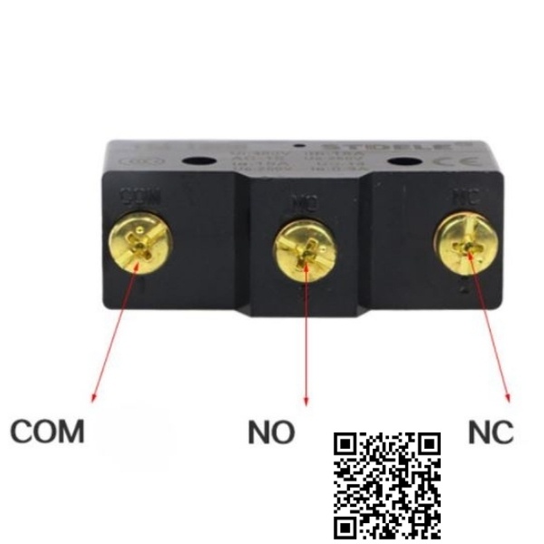 Công tắc hành trình CM-1703 giới hạn đòn bẩy dài có bánh xe kim loại chất lượng tốt