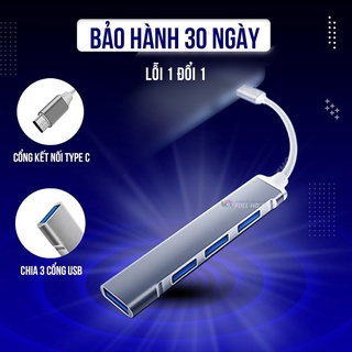 Cổng Chuyển Đổi Type C Sang USB Phụ Kiện Macbook Chia Cổng USB Full HD Shop Mã HD04