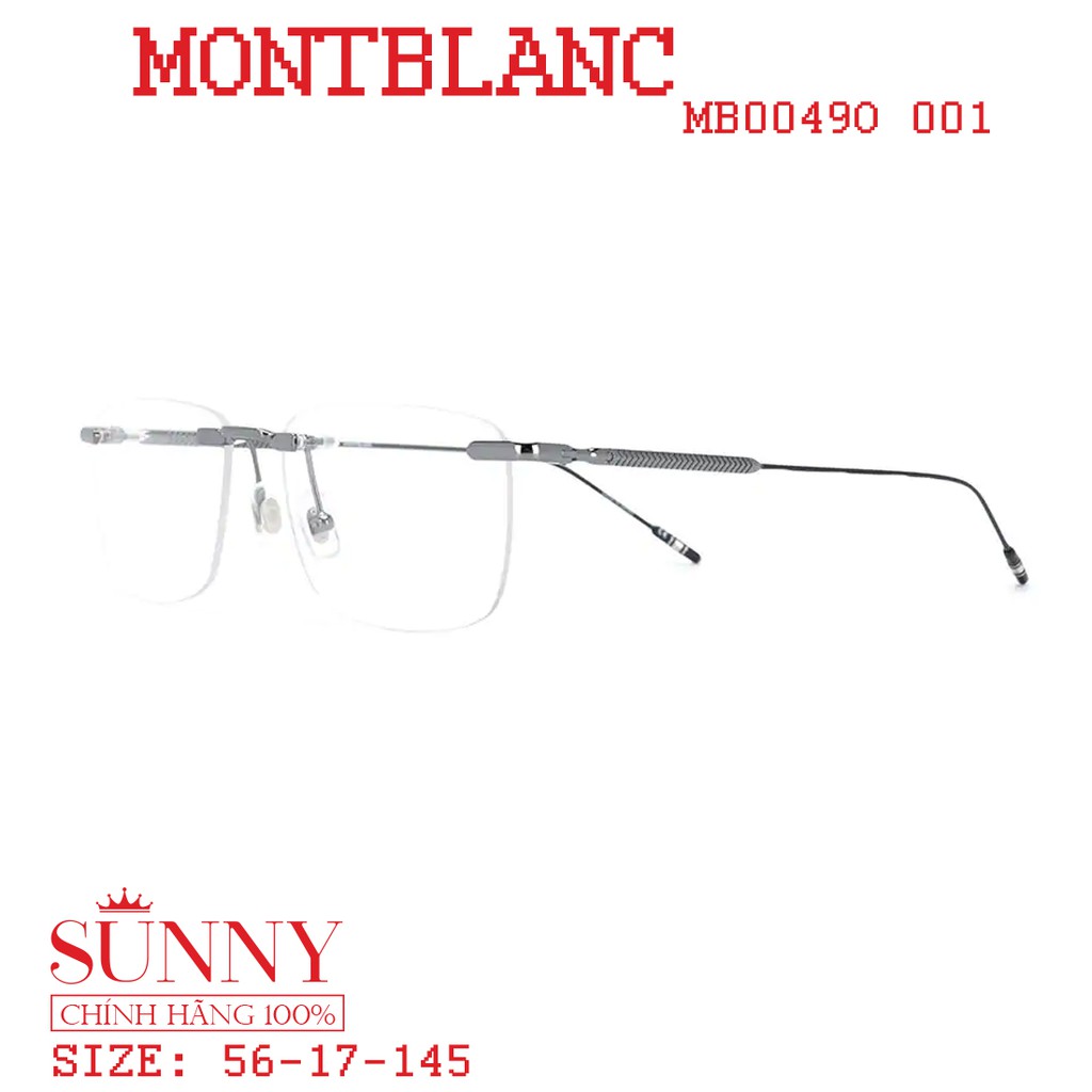 MB0049O - - Gọng kính Montblanc chính hãng, bảo hành toàn quốc