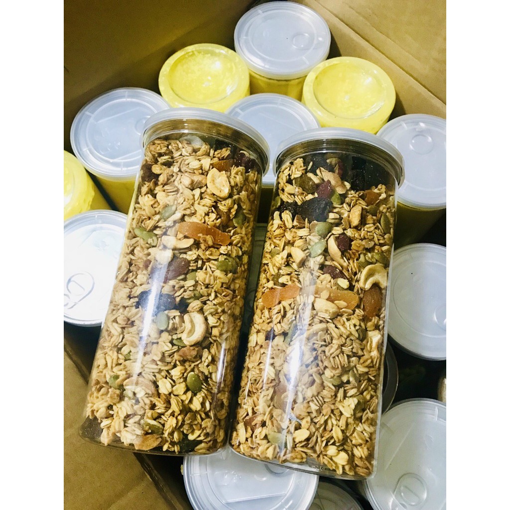 [HÀNG CAO CẤP] Granola không đường, ngũ cốc ăn kiêng giảm cân, Hộp 250g - Gihamall | BigBuy360 - bigbuy360.vn