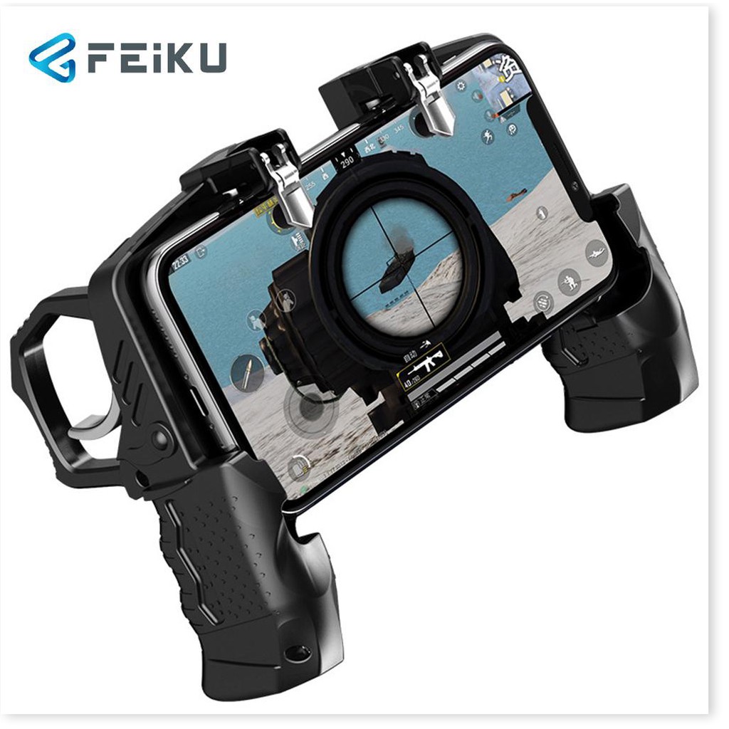 Feiku K21 Pubg Dụng Cụ Điều Khiển Trò Chơi Điện Thoại Di Động Tay Cầm Chơi Game Cho Người Hâm Mộ Chơi Game Nút Bắn Tay C