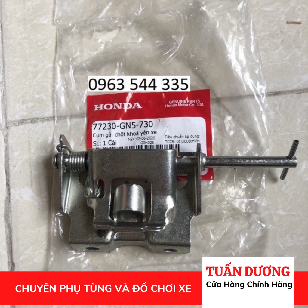 Bộ chốt khoá yên xe honda Dream hàng chính hãng cực kì chắc chắn