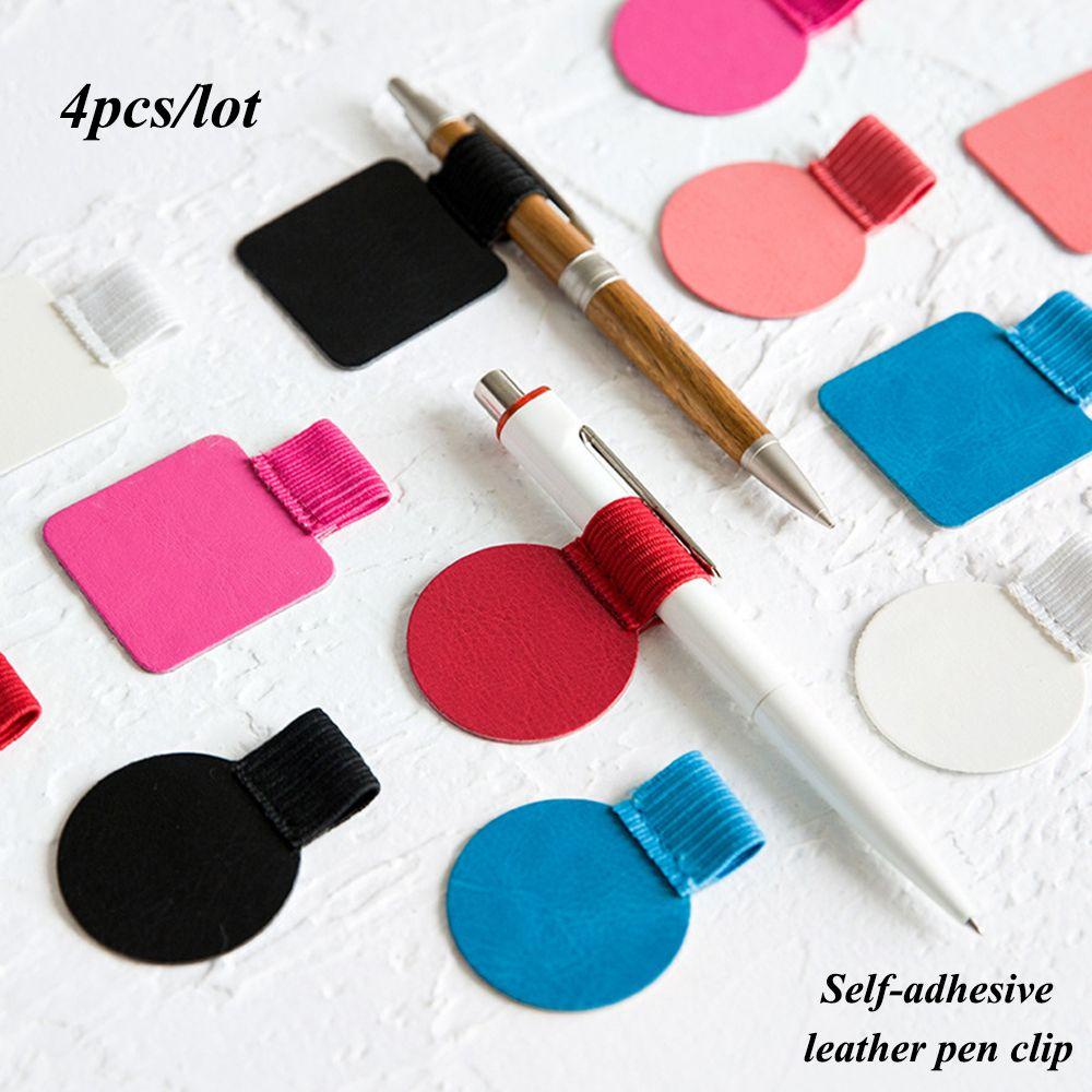 Set 4 Giá Đỡ Bút Tự Dính Co Giãn Tiện Dụng Cho Văn Phòng