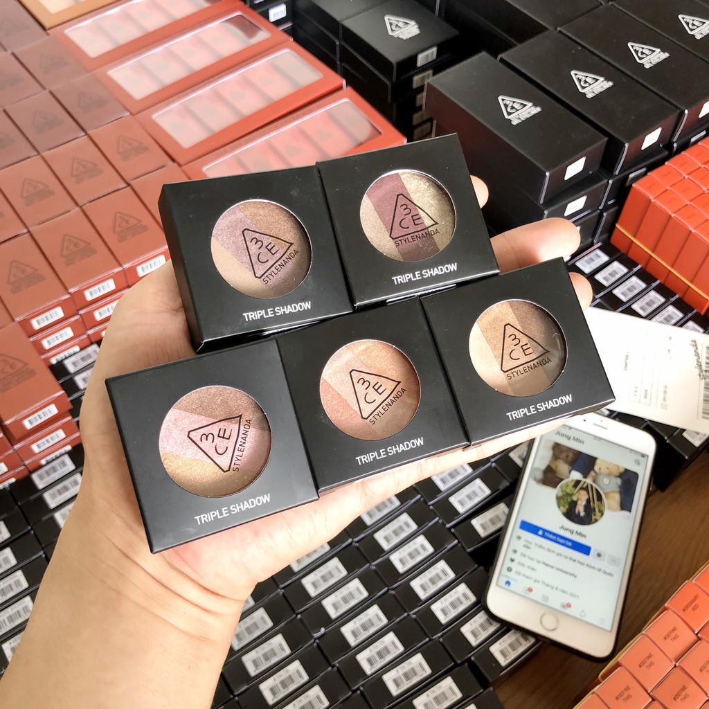 {Thanh Lý} Phấn Mắt 3 Màu 3CE TRIPLE SHADOW 3.5g