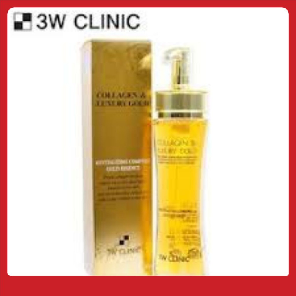 SERUM DƯỠNG TRẮNG DA ColagenLuxury Gold 3W CLINIC ( NEW)