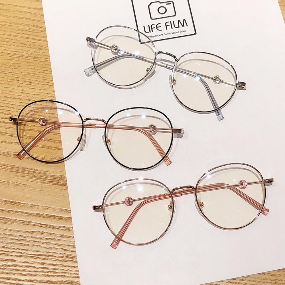 Mắt Kính Gọng Kim Loại Oversized Dành Cho Nam Nữ Sự Bảo Vệ