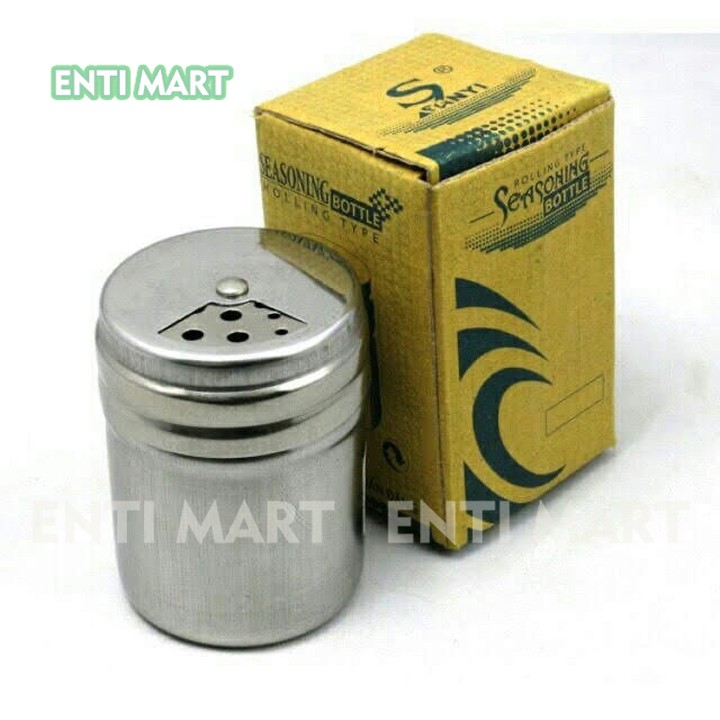 Hũ inox đựng tăm, tiêu, lọ đựng inox