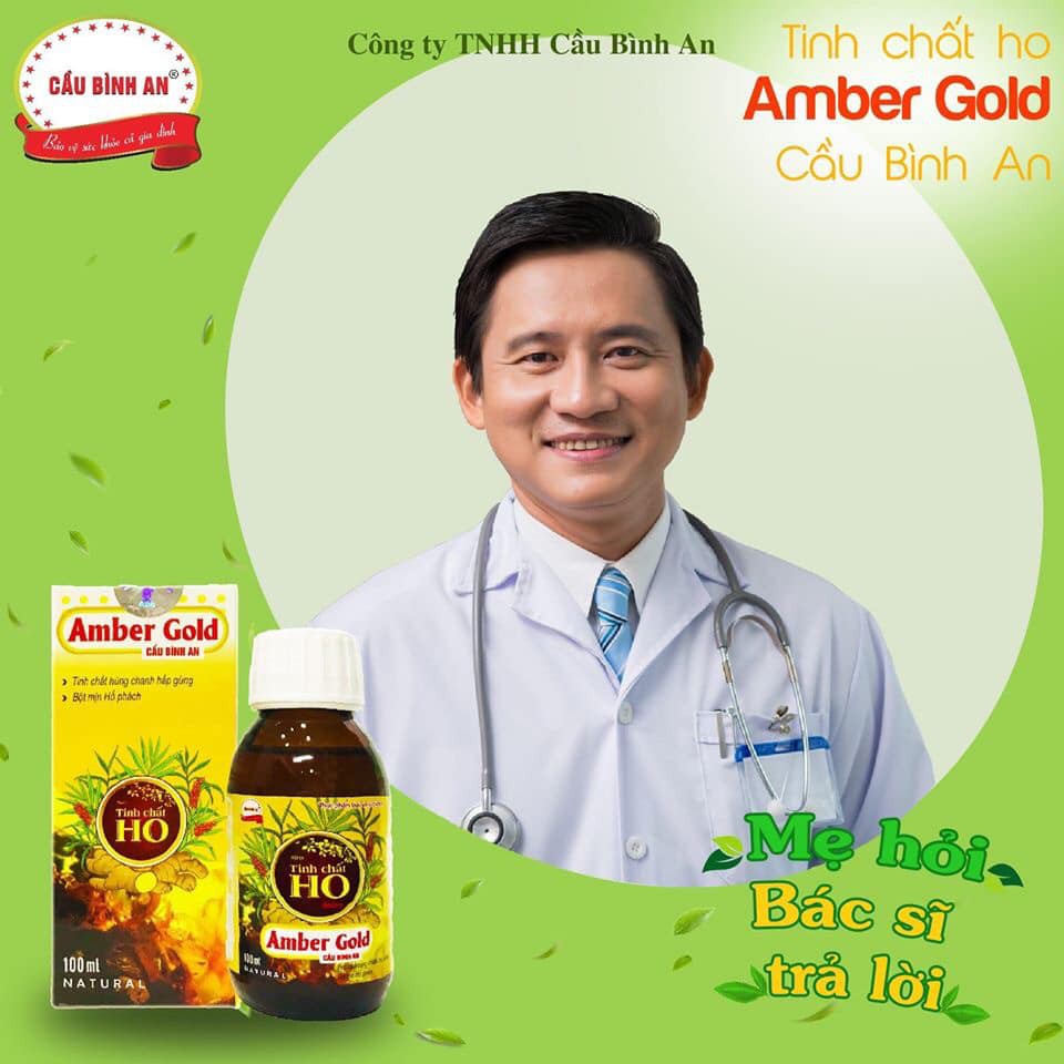 Tinh Chất Ho Amber Gold Cầu Bình An 100ml