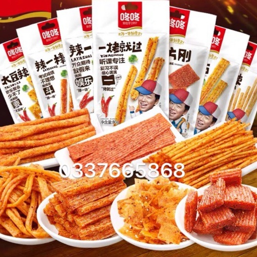 10 Gói 80gr Tăm Cay hiệu LaYa siêu ngon