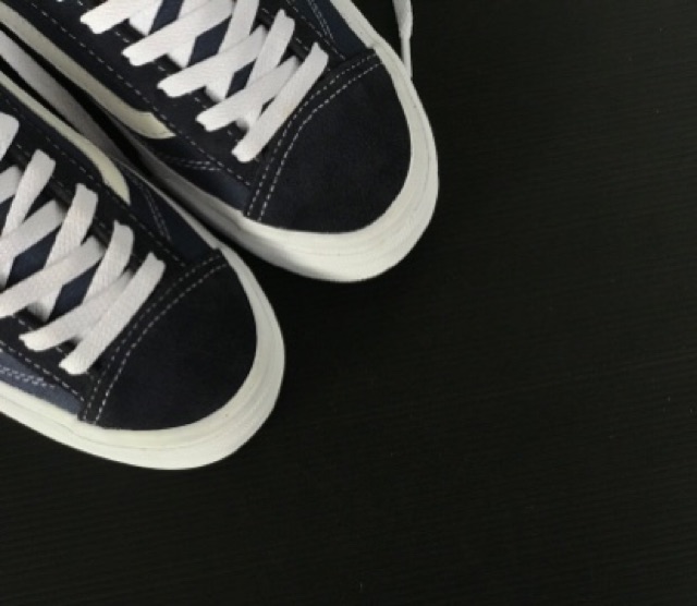 Giày Thể Thao Vans Og Style 36 Màu Xanh Navy Phong Cách Cổ Điển